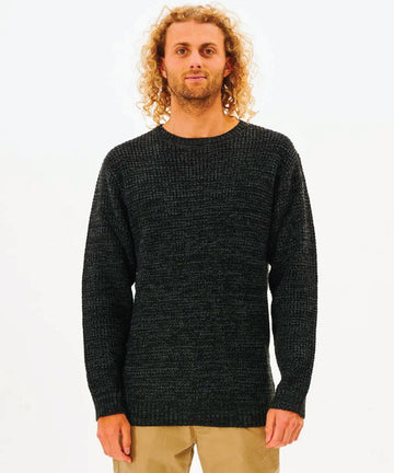 Rip Curl Tide Crew Mens - Black
